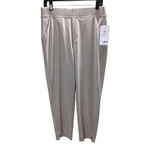 Athleta Brooklyn Ankle Pants 10 Women's Size Beige NEW NWT